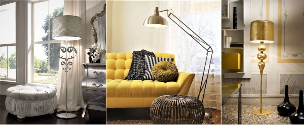 Candeeiro de pé na casa: um elemento de decoração ou uma maneira de criar estilo e conforto? 200+ (fotos) opções de piso para sala, quarto e cozinha