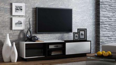 Mesas de cabeceira em estilo moderno: 200 + (Foto) Idéias originais para TV (canto, branco, vidro)