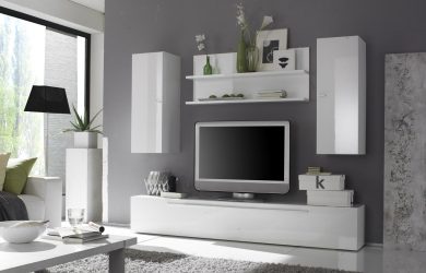 Mesas de cabeceira em estilo moderno: 200 + (Foto) Idéias originais para TV (canto, branco, vidro)