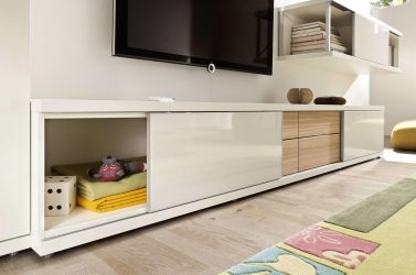 Mesas de cabeceira em estilo moderno: 200 + (Foto) Idéias originais para TV (canto, branco, vidro)
