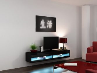 Mesas de cabeceira em estilo moderno: 200 + (Foto) Idéias originais para TV (canto, branco, vidro)