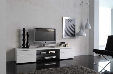 Mesas de cabeceira em estilo moderno: 200 + (Foto) Idéias originais para TV (canto, branco, vidro)