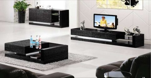Mesas de cabeceira em estilo moderno: 200 + (Foto) Idéias originais para TV (canto, branco, vidro)