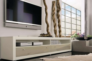 Mesas de cabeceira em estilo moderno: 200 + (Foto) Idéias originais para TV (canto, branco, vidro)