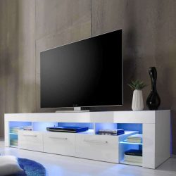 Mesas de cabeceira em estilo moderno: 200 + (Foto) Idéias originais para TV (canto, branco, vidro)