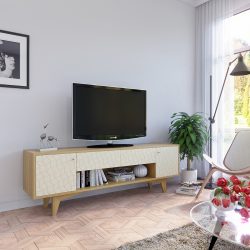 Mesas de cabeceira em estilo moderno: 200 + (Foto) Idéias originais para TV (canto, branco, vidro)