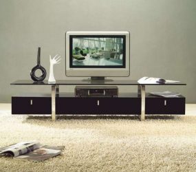 Mesas de cabeceira em estilo moderno: 200 + (Foto) Idéias originais para TV (canto, branco, vidro)
