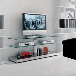 Mesas de cabeceira em estilo moderno: 200 + (Foto) Idéias originais para TV (canto, branco, vidro)