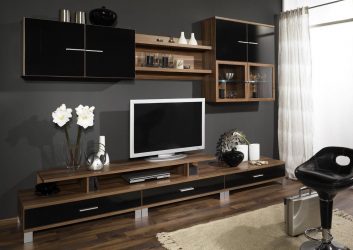 Mesas de cabeceira em estilo moderno: 200 + (Foto) Idéias originais para TV (canto, branco, vidro)