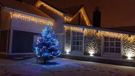 Criando um feriado ou uma decoração interessante com guirlandas: 145+ (fotos) de decoração deslumbrante, janelas, árvores de Natal, paredes. Idéias arrojadas que podem mudar seu interior. 4 master classes