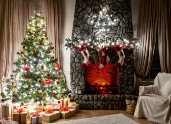 Criando um feriado ou uma decoração interessante com guirlandas: 145+ (fotos) de decoração deslumbrante, janelas, árvores de Natal, paredes. Idéias arrojadas que podem mudar seu interior. 4 master classes