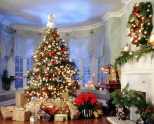 Criando um feriado ou uma decoração interessante com guirlandas: 145+ (fotos) de decoração deslumbrante, janelas, árvores de Natal, paredes. Idéias arrojadas que podem mudar seu interior. 4 master classes