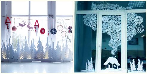 Janelas de decoração para o novo 2018: 170 + Idéias fotográficas que devem ser usadas