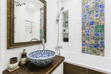 Design de banheiro elegante sem um banheiro (+100 fotos) - beleza combinada com conforto