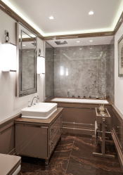 Design de banheiro elegante sem um banheiro (+100 fotos) - beleza combinada com conforto