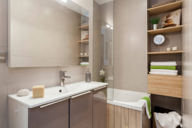 Design de banheiro elegante sem um banheiro (+100 fotos) - beleza combinada com conforto