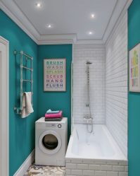 Design de banheiro elegante sem um banheiro (+100 fotos) - beleza combinada com conforto