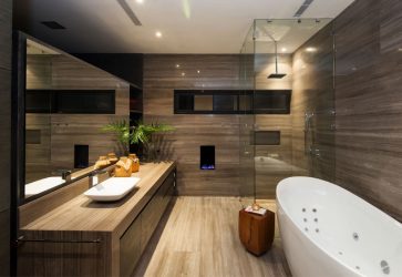 Design de banheiro elegante sem um banheiro (+100 fotos) - beleza combinada com conforto