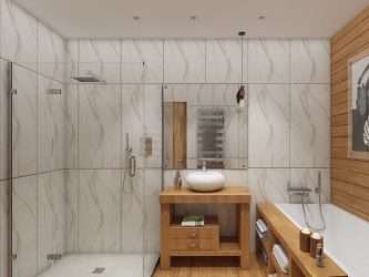 Design de banheiro elegante sem um banheiro (+100 fotos) - beleza combinada com conforto