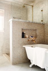 Design de banheiro elegante sem um banheiro (+100 fotos) - beleza combinada com conforto