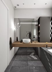 Design de banheiro elegante sem um banheiro (+100 fotos) - beleza combinada com conforto