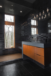 Design de banheiro elegante sem um banheiro (+100 fotos) - beleza combinada com conforto