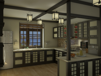 Design em estilo oriental: graça e prazer no interior. 215+ (Fotos) design sofisticado (na cozinha, sala de estar, quarto)