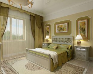 Como fazer um quarto verde interior o melhor lugar para relaxar? 175+ (Fotos) Opções de design (cortinas, papel de parede, paredes)
