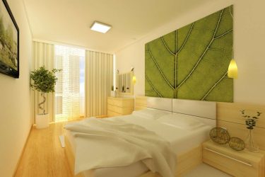 Como fazer um quarto verde interior o melhor lugar para relaxar? 175+ (Fotos) Opções de design (cortinas, papel de parede, paredes)