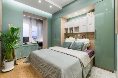 Como fazer um quarto verde interior o melhor lugar para relaxar? 175+ (Fotos) Opções de design (cortinas, papel de parede, paredes)