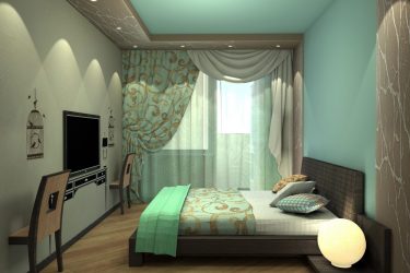 Como fazer um quarto verde interior o melhor lugar para relaxar? 175+ (Fotos) Opções de design (cortinas, papel de parede, paredes)