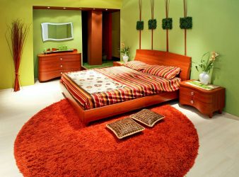 Como fazer um quarto verde interior o melhor lugar para relaxar? 175+ (Fotos) Opções de design (cortinas, papel de parede, paredes)