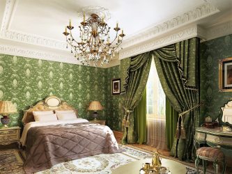 Como fazer um quarto verde interior o melhor lugar para relaxar? 175+ (Fotos) Opções de design (cortinas, papel de parede, paredes)