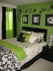 Como fazer um quarto verde interior o melhor lugar para relaxar? 175+ (Fotos) Opções de design (cortinas, papel de parede, paredes)