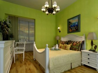 Como fazer um quarto verde interior o melhor lugar para relaxar? 175+ (Fotos) Opções de design (cortinas, papel de parede, paredes)