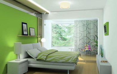Como fazer um quarto verde interior o melhor lugar para relaxar? 175+ (Fotos) Opções de design (cortinas, papel de parede, paredes)