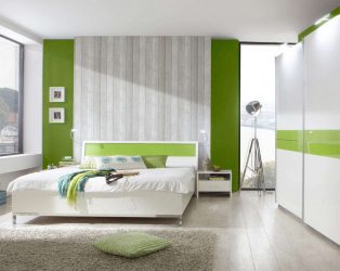 Como fazer um quarto verde interior o melhor lugar para relaxar? 175+ (Fotos) Opções de design (cortinas, papel de parede, paredes)
