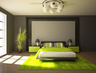Como fazer um quarto verde interior o melhor lugar para relaxar? 175+ (Fotos) Opções de design (cortinas, papel de parede, paredes)