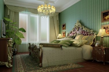 Como fazer um quarto verde interior o melhor lugar para relaxar? 175+ (Fotos) Opções de design (cortinas, papel de parede, paredes)