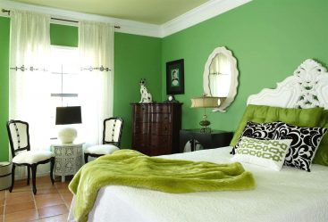 Como fazer um quarto verde interior o melhor lugar para relaxar? 175+ (Fotos) Opções de design (cortinas, papel de parede, paredes)