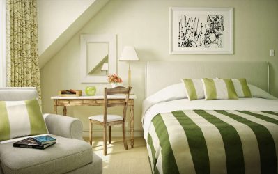 Como fazer um quarto verde interior o melhor lugar para relaxar? 175+ (Fotos) Opções de design (cortinas, papel de parede, paredes)