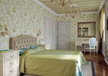 Como fazer um quarto verde interior o melhor lugar para relaxar? 175+ (Fotos) Opções de design (cortinas, papel de parede, paredes)