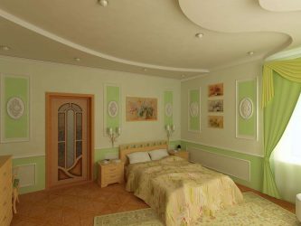 Como fazer um quarto verde interior o melhor lugar para relaxar? 175+ (Fotos) Opções de design (cortinas, papel de parede, paredes)