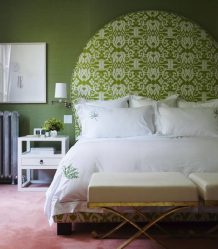Como fazer um quarto verde interior o melhor lugar para relaxar? 175+ (Fotos) Opções de design (cortinas, papel de parede, paredes)