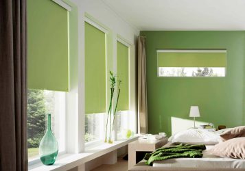 Como fazer um quarto verde interior o melhor lugar para relaxar? 175+ (Fotos) Opções de design (cortinas, papel de parede, paredes)