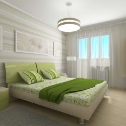 Como fazer um quarto verde interior o melhor lugar para relaxar? 175+ (Fotos) Opções de design (cortinas, papel de parede, paredes)