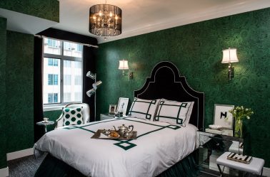 Como fazer um quarto verde interior o melhor lugar para relaxar? 175+ (Fotos) Opções de design (cortinas, papel de parede, paredes)