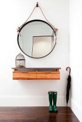 Como escolher um espelho no corredor? 235+ (Foto) Idéias de design para decoração (guarda-roupa, penteadeira, cômoda)