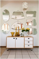 Como escolher um espelho no corredor? 235+ (Foto) Idéias de design para decoração (guarda-roupa, penteadeira, cômoda)