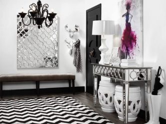 Como escolher um espelho no corredor? 235+ (Foto) Idéias de design para decoração (guarda-roupa, penteadeira, cômoda)